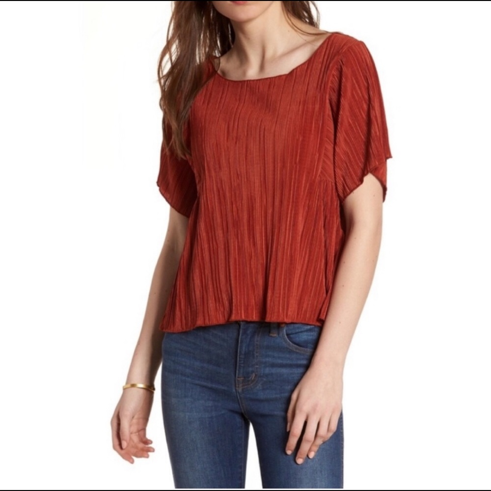 Madewell Micropleat Top